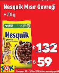 NESQUİK MISIR GEVREĞİ 700 G NESQUİK MISIR GEVREĞİ 700 G